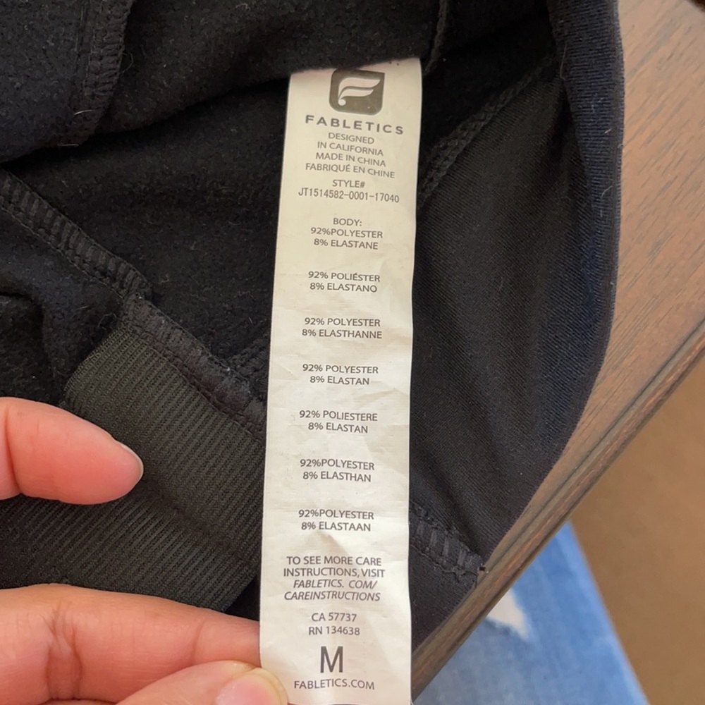 Fabletics Attis Pleated Jacket Medium - image 4